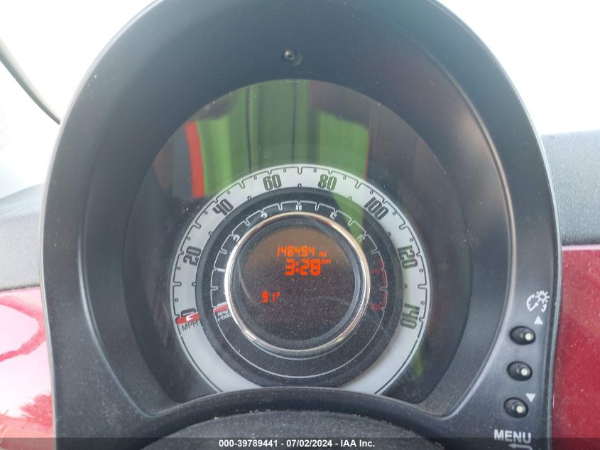 2013 Fiat 500 Pop VIN: 3C3CFFAR4DT546406 Lot: 39789441