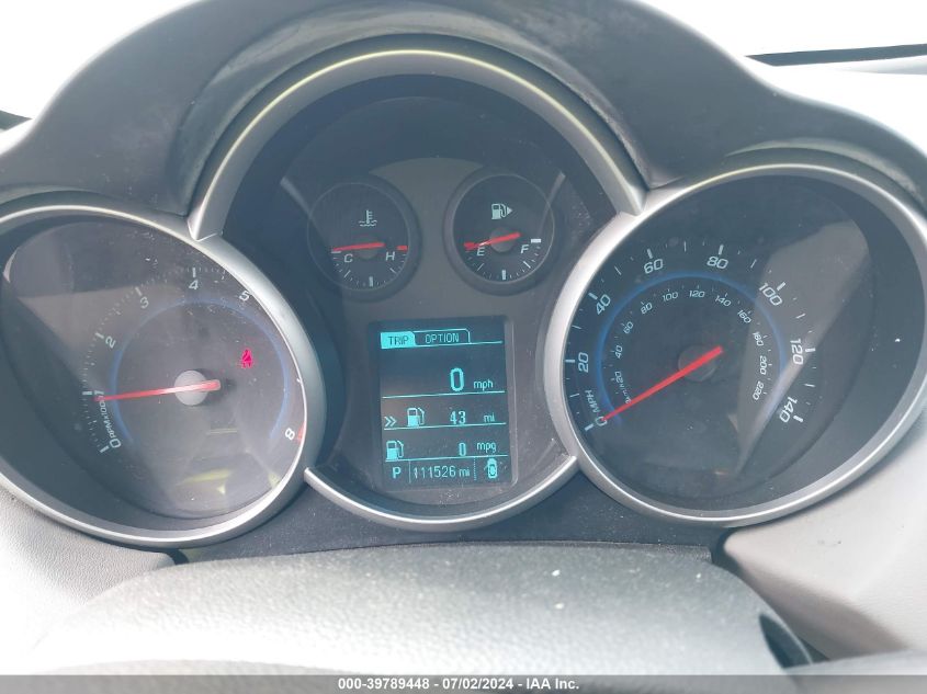 2013 Chevrolet Cruze Ls Auto VIN: 1G1PA5SH0D7267608 Lot: 39789448