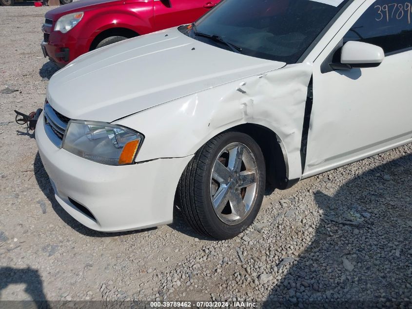 2011 Dodge Avenger Lux VIN: 1B3BD2FB7BN501850 Lot: 39789462