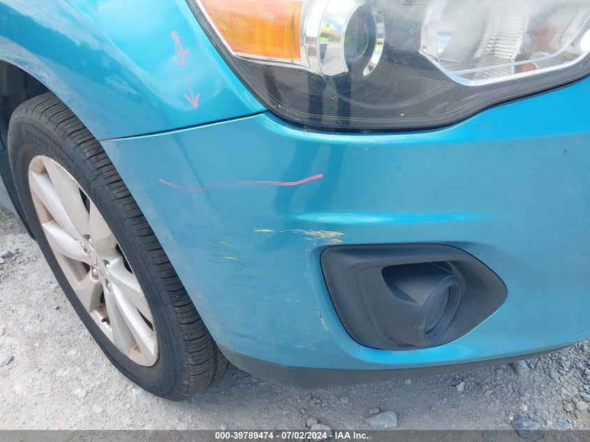 2013 Mitsubishi Outlander Sport Es VIN: 4A4AP3AU7DE020444 Lot: 39789474