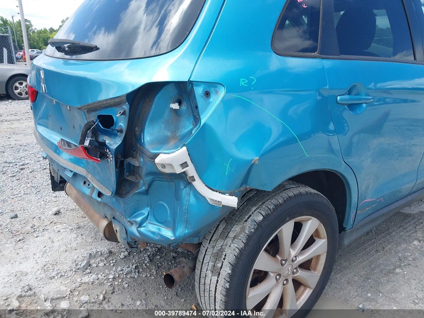 2013 Mitsubishi Outlander Sport Es VIN: 4A4AP3AU7DE020444 Lot: 39789474