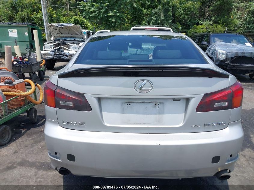 2006 Lexus Is 250 VIN: JTHCK262X65003056 Lot: 39789476