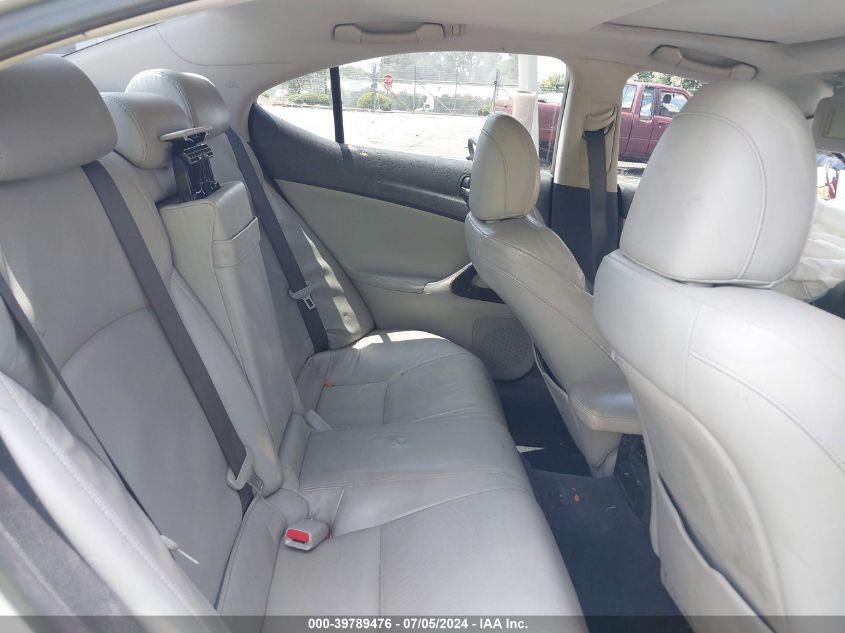 2006 Lexus Is 250 VIN: JTHCK262X65003056 Lot: 39789476