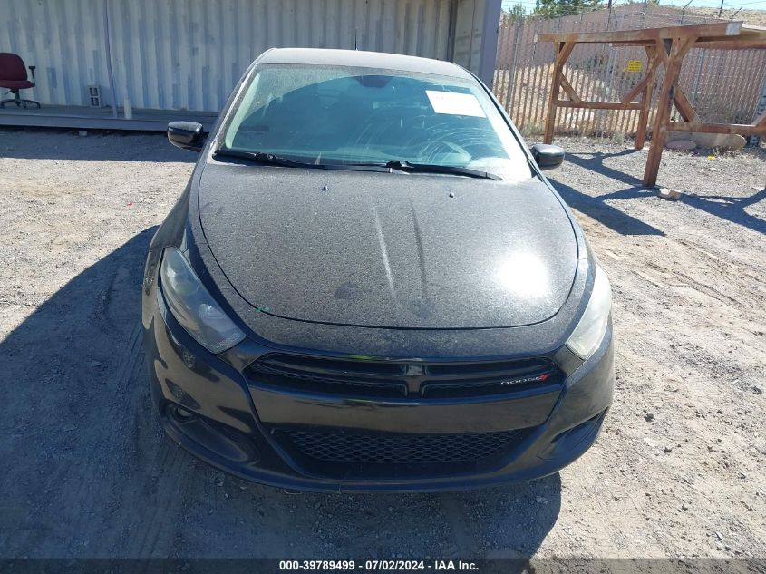 2016 Dodge Dart Sxt Sport Blacktop VIN: 1C3CDFFAXGD822123 Lot: 39789499