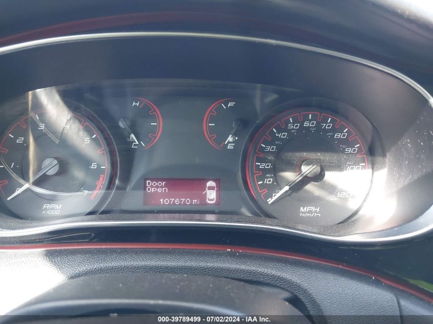 2016 Dodge Dart Sxt Sport Blacktop VIN: 1C3CDFFAXGD822123 Lot: 39789499