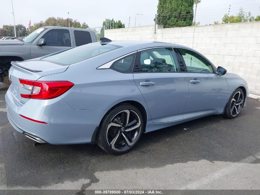 2022 Honda Accord Sport Special Edition VIN: 1HGCV1F49NA067651 Lot: 39789500