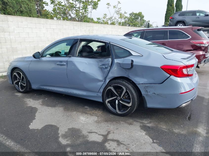 2022 Honda Accord Sport Special Edition VIN: 1HGCV1F49NA067651 Lot: 39789500