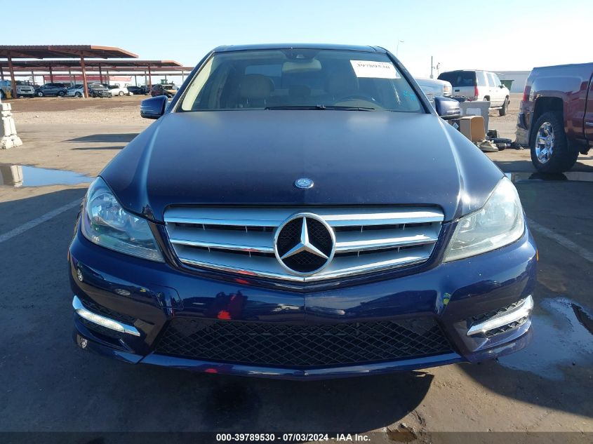 2012 Mercedes-Benz C 350 Sport VIN: WDDGF5HB8CA601628 Lot: 39789530