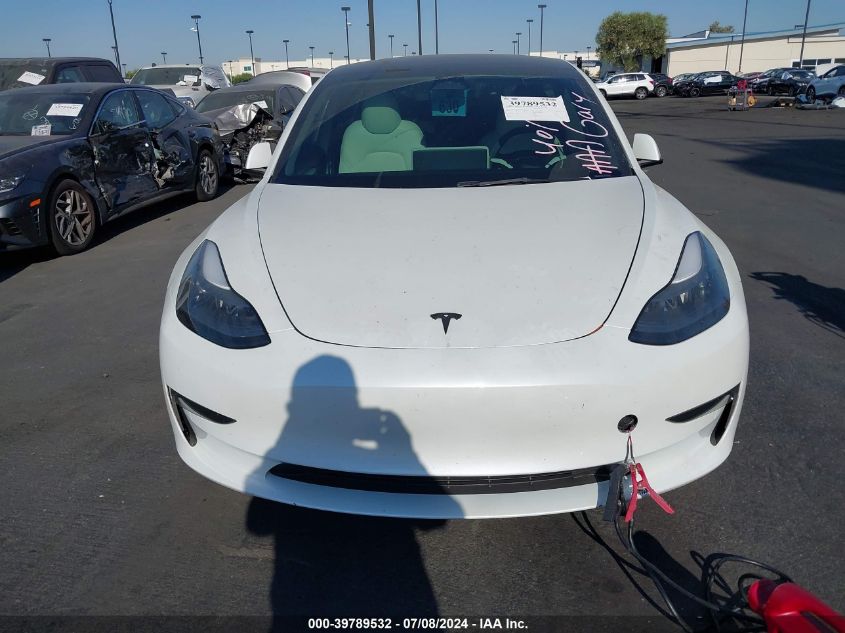 2023 Tesla Model 3 Rear-Wheel Drive VIN: 5YJ3E1EA1PF513405 Lot: 39789532