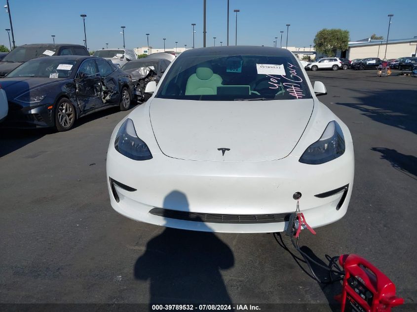 2023 Tesla Model 3 Rear-Wheel Drive VIN: 5YJ3E1EA1PF513405 Lot: 39789532