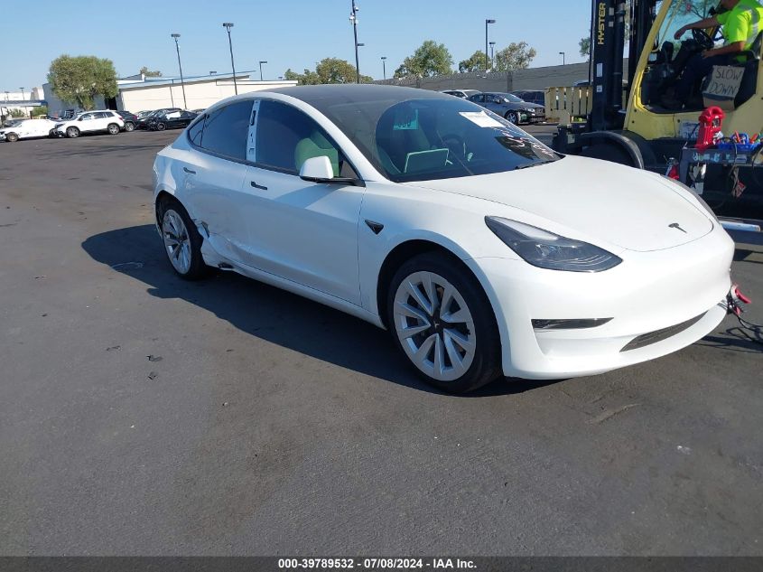 2023 Tesla Model 3 Rear-Wheel Drive VIN: 5YJ3E1EA1PF513405 Lot: 39789532