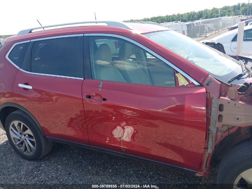 2015 Nissan Rogue Sl VIN: 5N1AT2MV2FC826686 Lot: 39789555