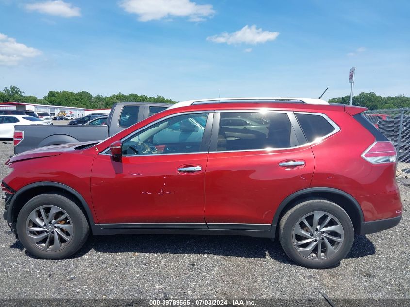 2015 Nissan Rogue Sl VIN: 5N1AT2MV2FC826686 Lot: 39789555