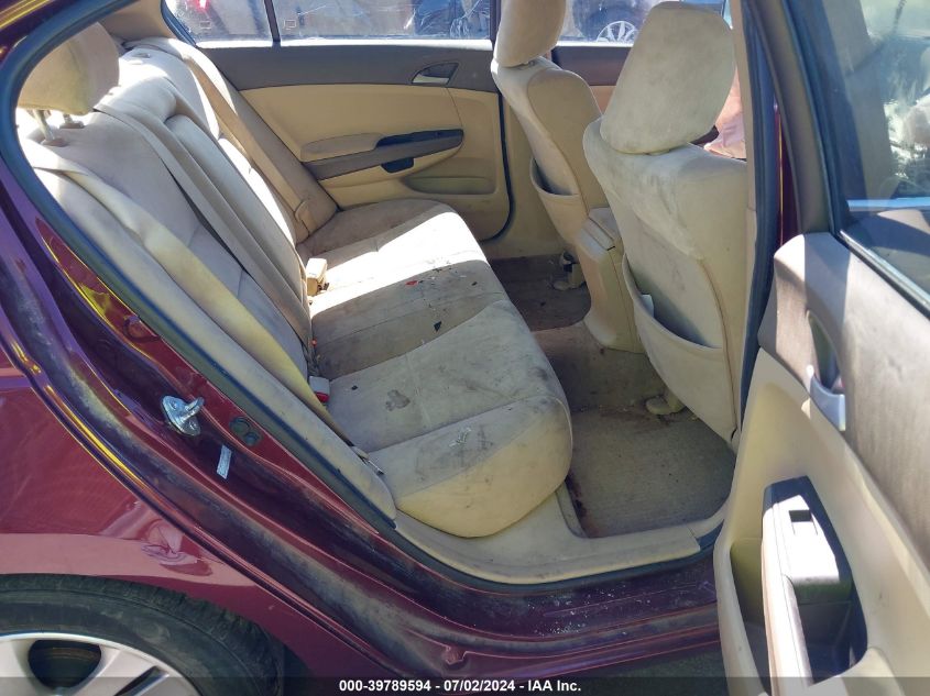 2010 Honda Accord 2.4 Lx-P VIN: 1HGCP2F40AA174016 Lot: 39789594