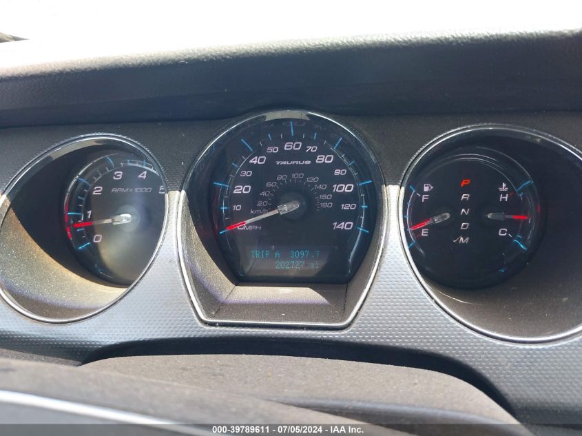 2010 Ford Taurus Sel VIN: 1FAHP2EW6AG157098 Lot: 39789611