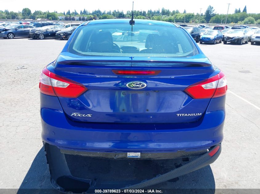 2013 Ford Focus Titanium VIN: 1FADP3J26DL287918 Lot: 39789623