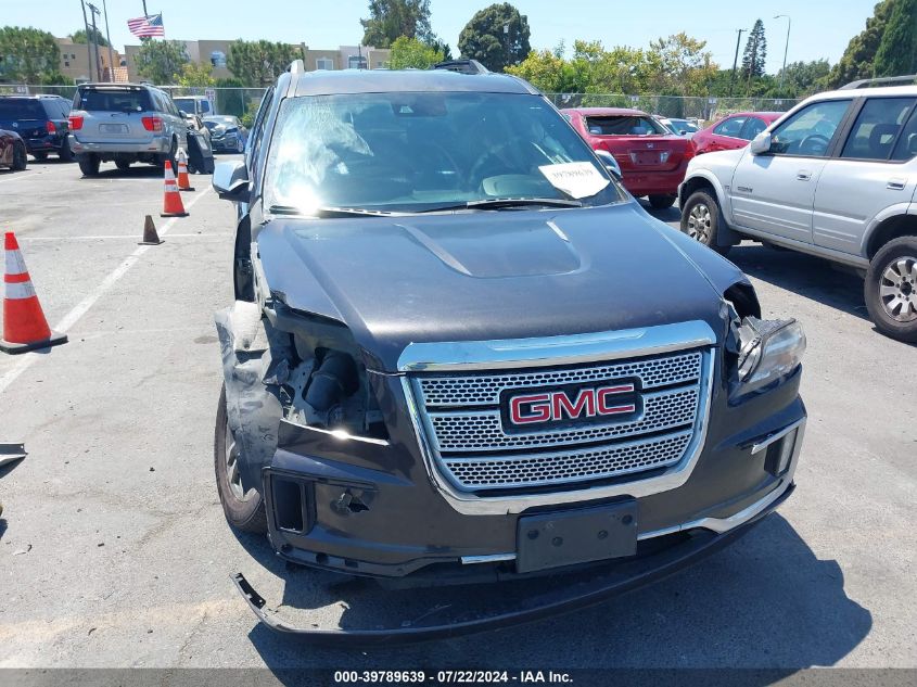 2016 GMC Terrain Denali VIN: 2GKFLRE31G6262771 Lot: 39789639