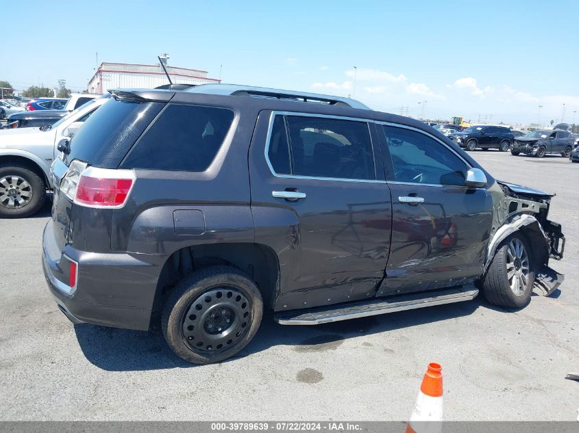 2016 GMC Terrain Denali VIN: 2GKFLRE31G6262771 Lot: 39789639