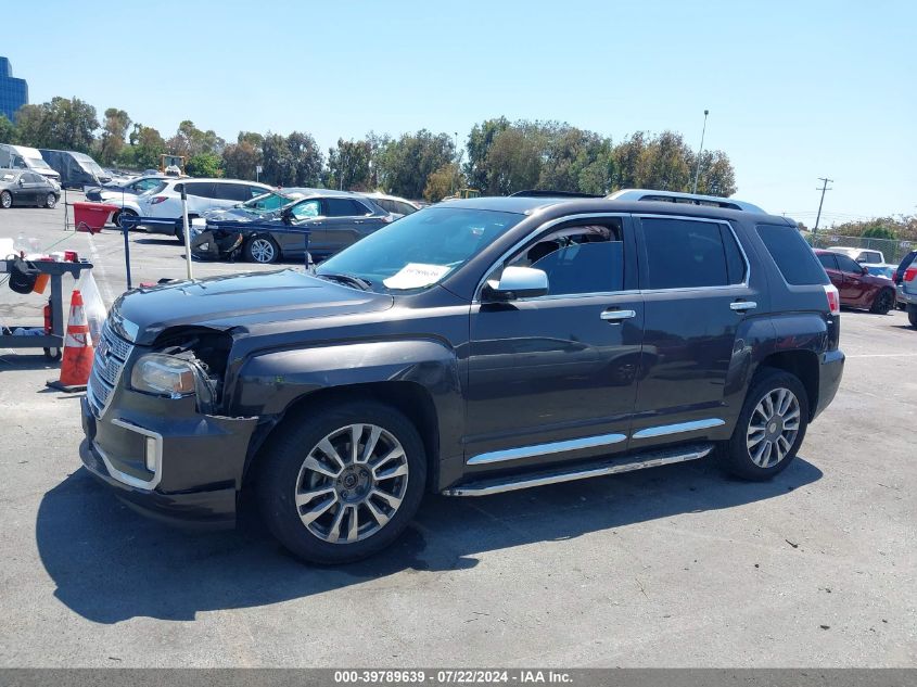 2016 GMC Terrain Denali VIN: 2GKFLRE31G6262771 Lot: 39789639