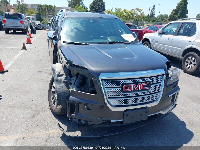 2016 GMC Terrain Denali VIN: 2GKFLRE31G6262771 Lot: 39789639