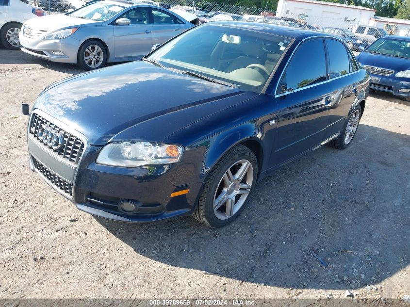 WAUDF78E38A021095 | 2008 AUDI A4