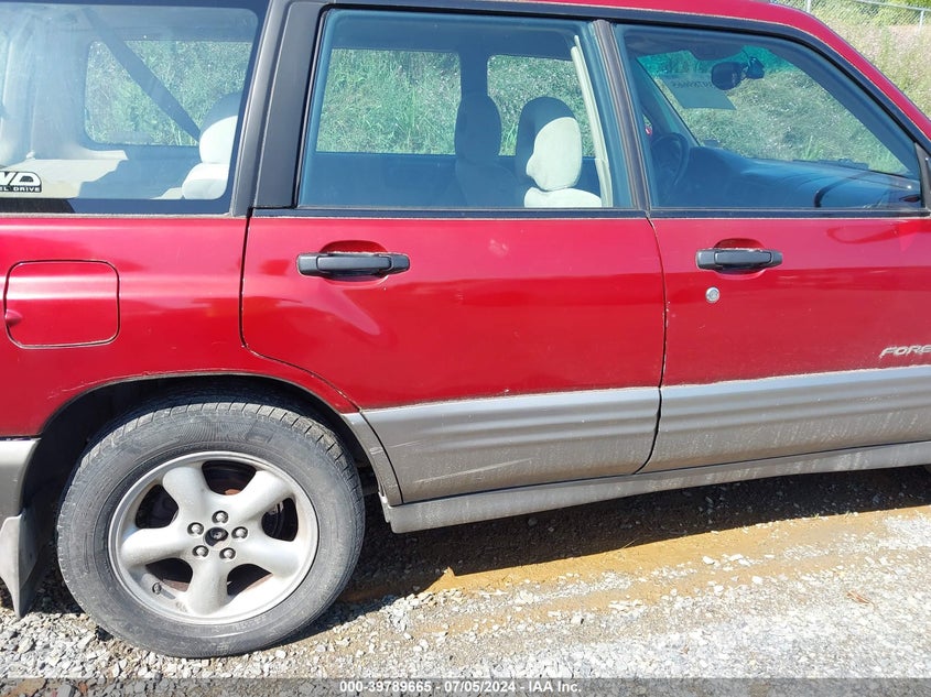 2002 Subaru Forester S VIN: JF1SF65592H718140 Lot: 39789665