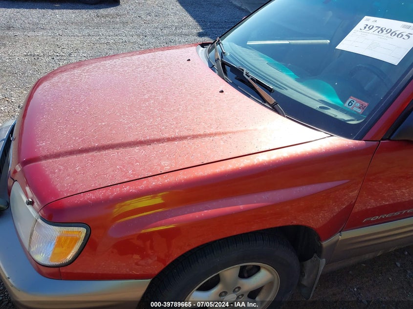 2002 Subaru Forester S VIN: JF1SF65592H718140 Lot: 39789665