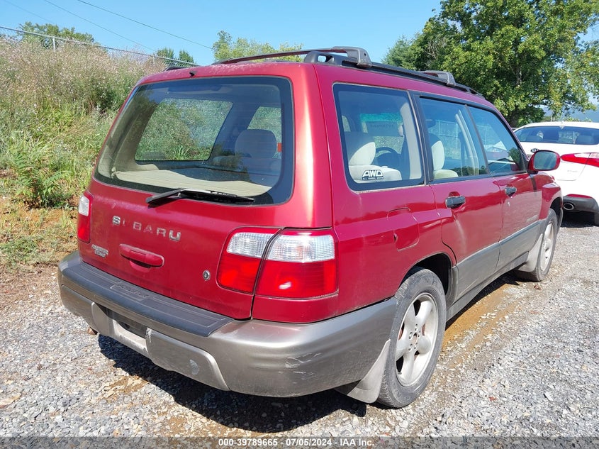 2002 Subaru Forester S VIN: JF1SF65592H718140 Lot: 39789665