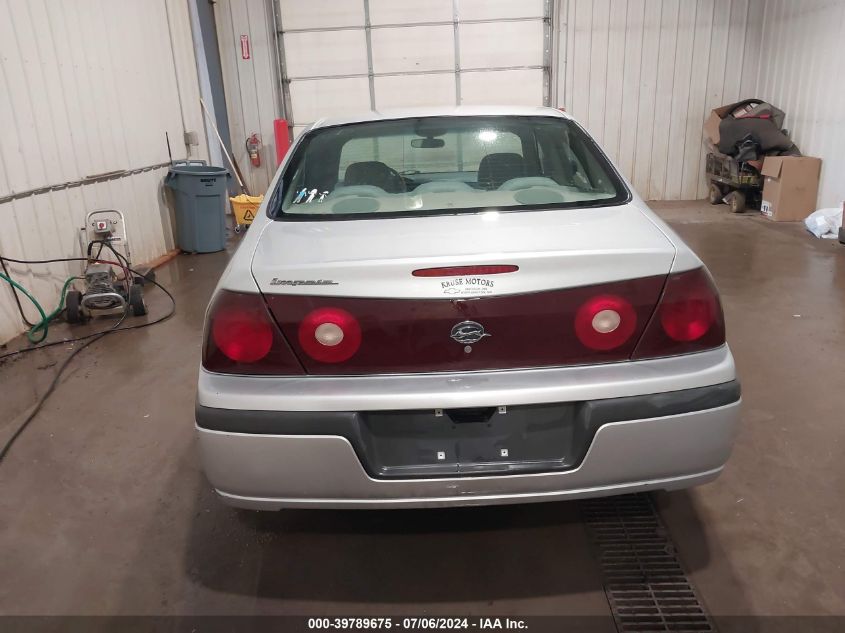 2003 Chevrolet Impala VIN: 2G1WF52E639327956 Lot: 39789675