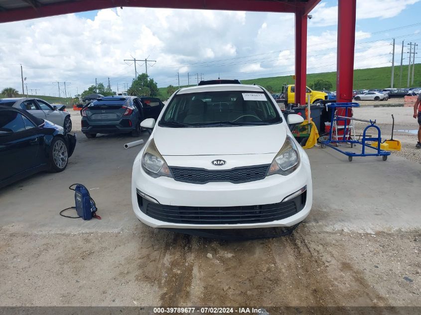 2016 Kia Rio Lx VIN: KNADM4A36G6638991 Lot: 39789677