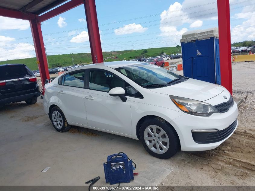 2016 Kia Rio Lx VIN: KNADM4A36G6638991 Lot: 39789677