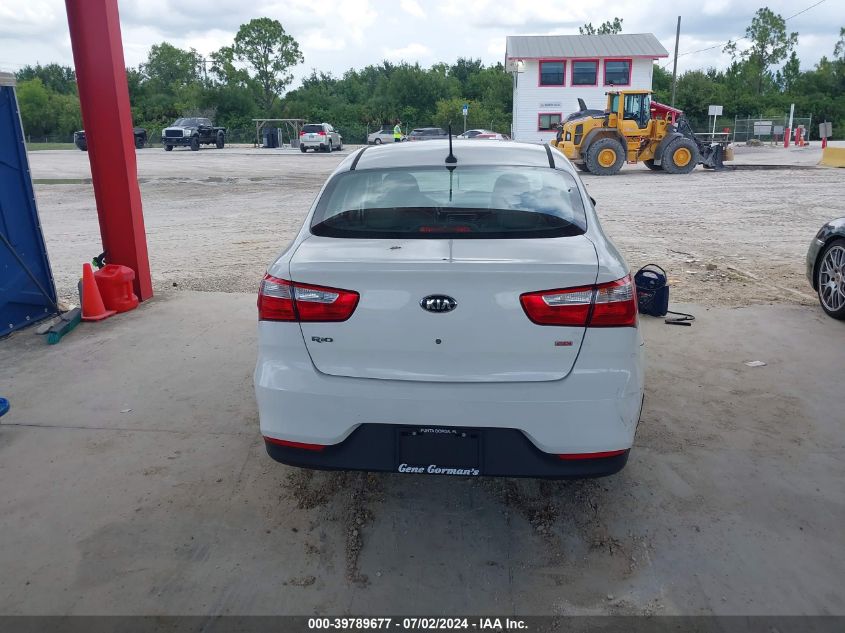 2016 Kia Rio Lx VIN: KNADM4A36G6638991 Lot: 39789677