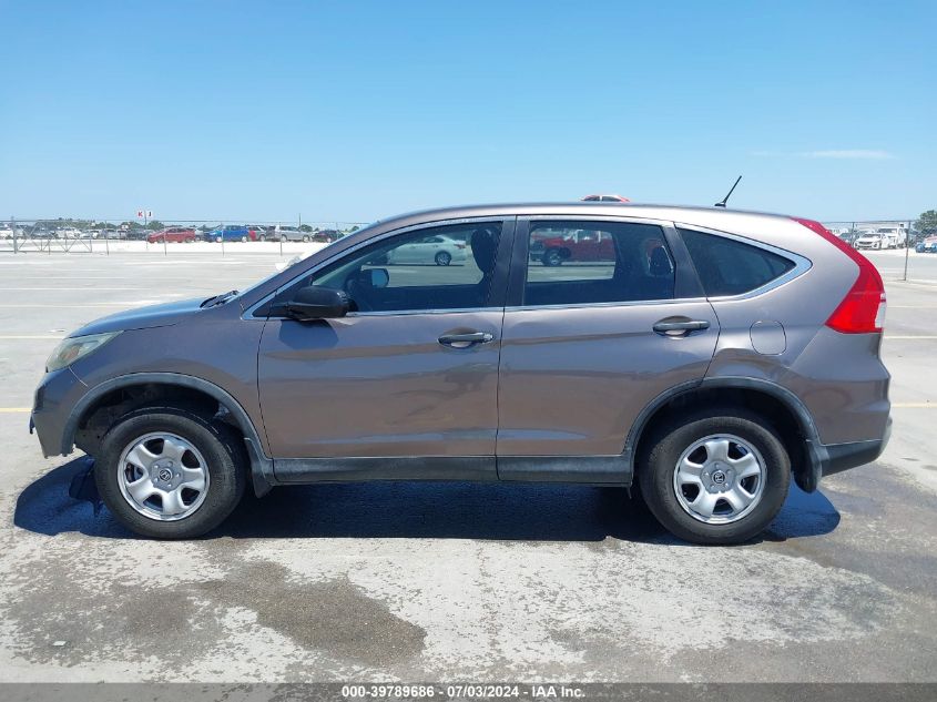 2015 Honda Cr-V Lx VIN: 3CZRM3H37FG709647 Lot: 39789686