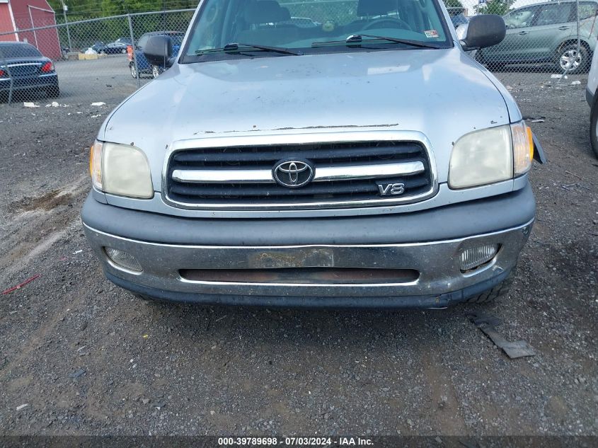 2000 Toyota Tundra Sr5 V8 VIN: 5TBBT4413YS069339 Lot: 39789698