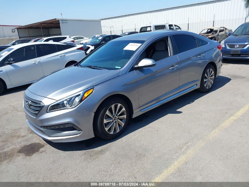 2017 Hyundai Sonata Sport/Limited VIN: 5NPE34AF9HH510952 Lot: 39789710