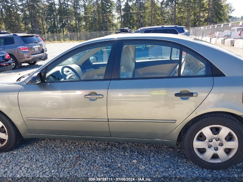 2009 Hyundai Sonata Gls VIN: 5NPET46C79H551578 Lot: 39789711