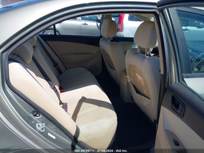 2009 Hyundai Sonata Gls VIN: 5NPET46C79H551578 Lot: 39789711