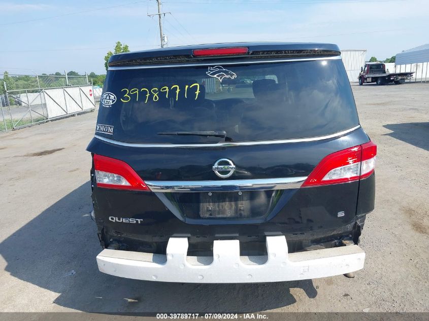 2012 Nissan Quest S VIN: JN8AE2KP9C9048483 Lot: 39789717