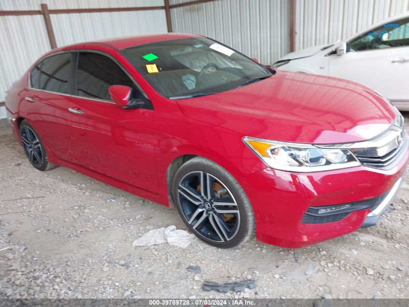 1HGCR2F5XGA046071 2016 HONDA ACCORD - Image 1