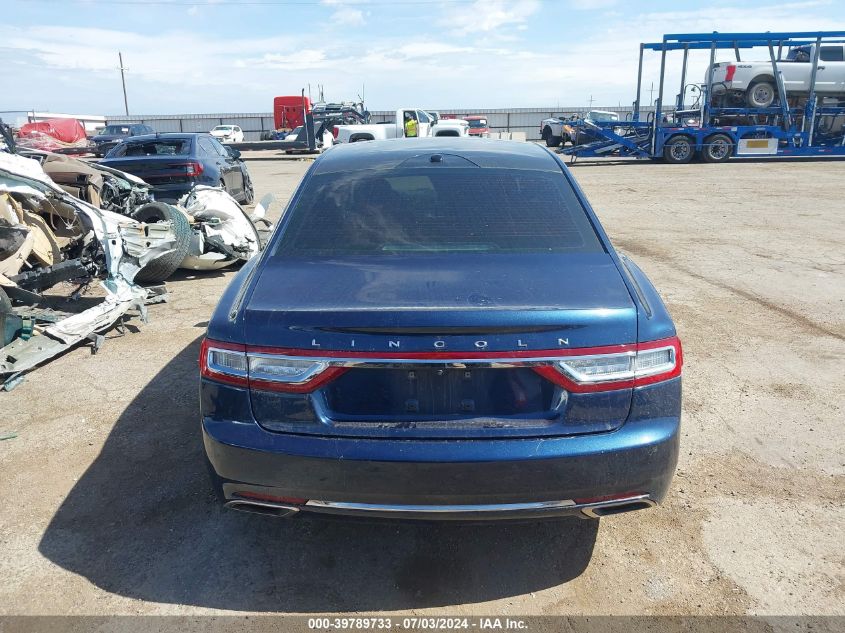 2017 Lincoln Continental Select VIN: 1LN6L9TK9H5626997 Lot: 39789733