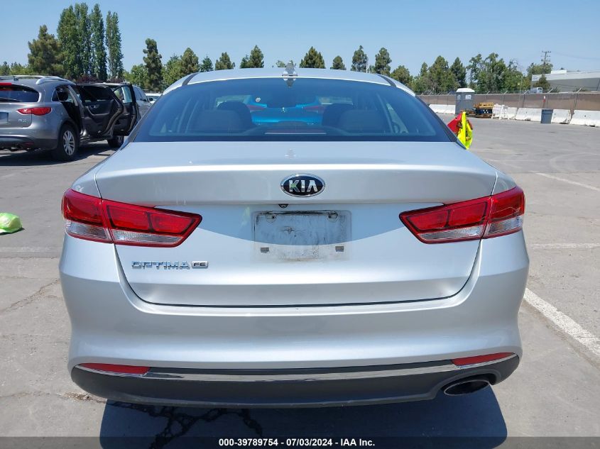 2016 Kia Optima Lx VIN: KNAGT4L35G5119627 Lot: 39789754