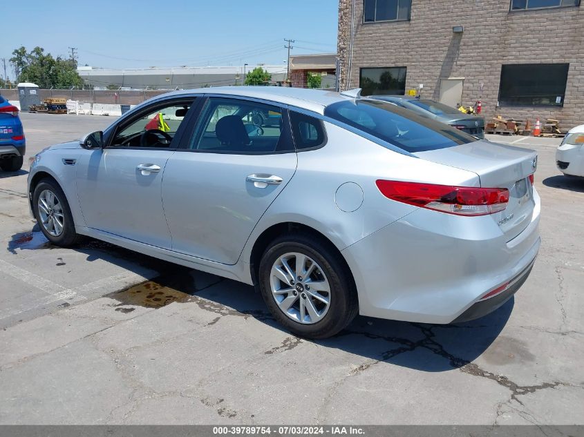 2016 Kia Optima Lx VIN: KNAGT4L35G5119627 Lot: 39789754