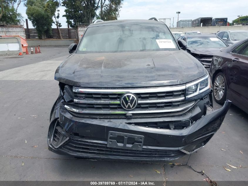 2022 Volkswagen Atlas 3.6L V6 Sel Premium R-Line VIN: 1V2FR2CAXNC504639 Lot: 39789769