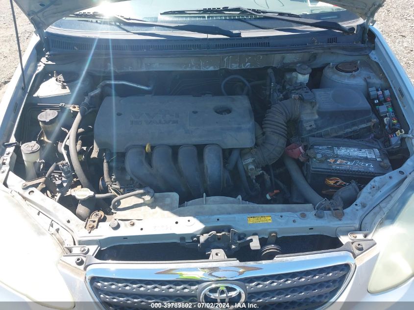 2005 Toyota Corolla Le VIN: 2T1BR30E55C387007 Lot: 39789802