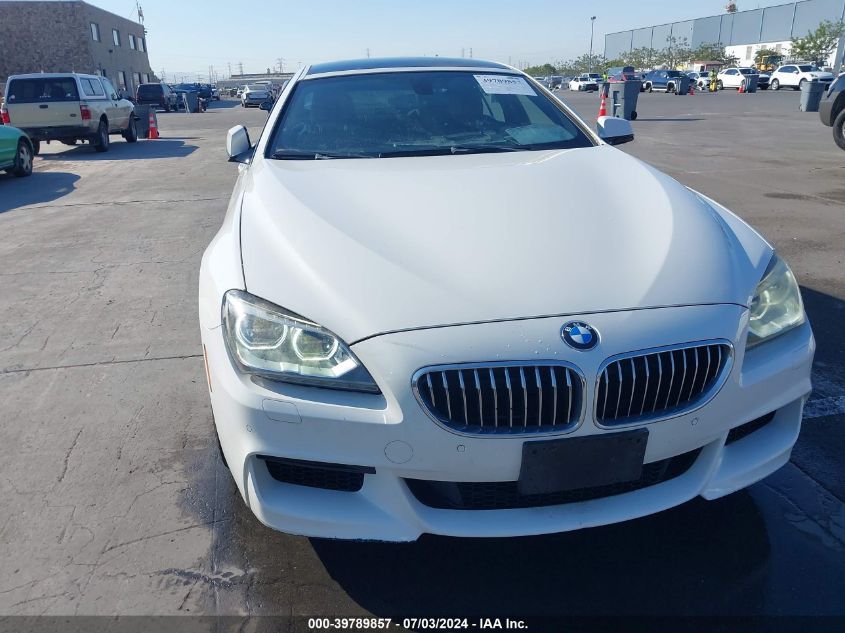 2013 BMW 640I Gran Coupe VIN: WBA6A0C53DDZ04144 Lot: 39789857