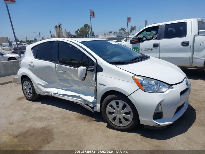 2014 Toyota Prius C One VIN: JTDKDTB38E1062902 Lot: 39789873