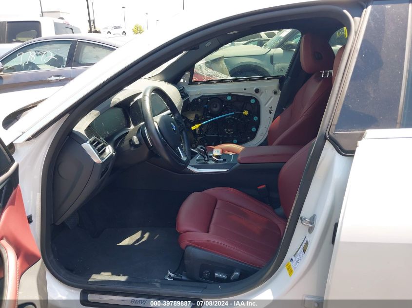 2022 BMW 430I Gran Coupe VIN: WBA63AV03NFM77670 Lot: 39789887