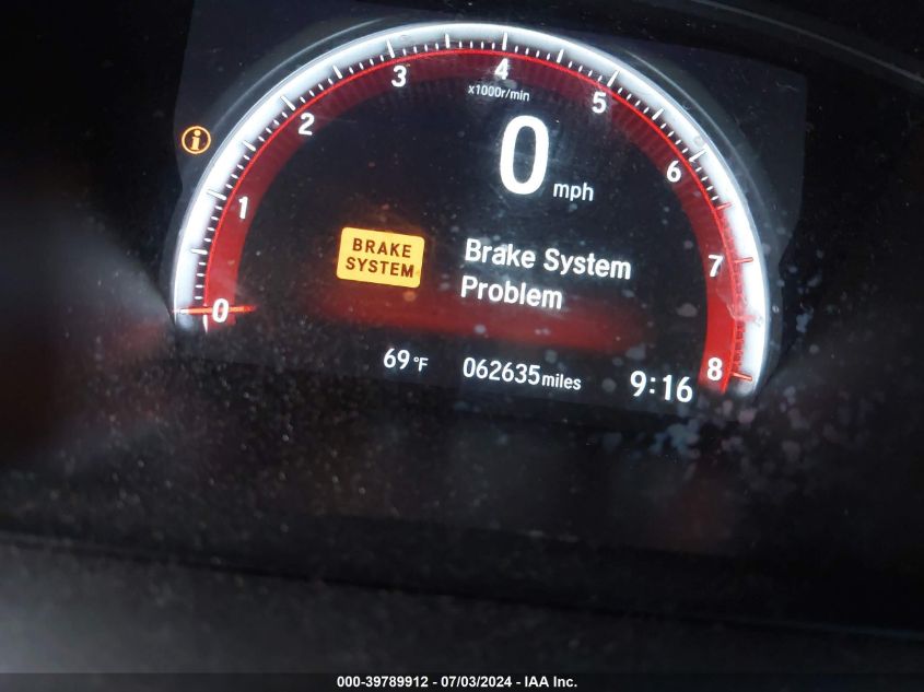 2019 Honda Civic Si VIN: 2HGFC1E53KH702115 Lot: 39789912