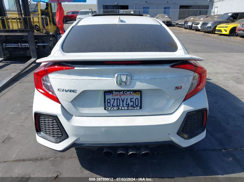 2019 Honda Civic Si VIN: 2HGFC1E53KH702115 Lot: 39789912