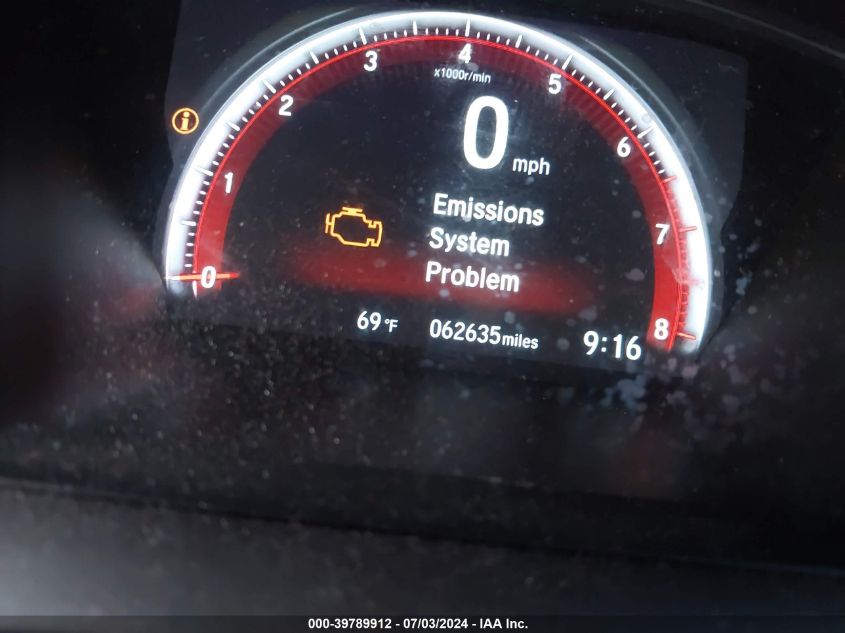 2019 Honda Civic Si VIN: 2HGFC1E53KH702115 Lot: 39789912